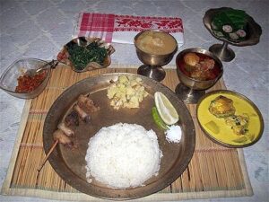 Typical Assamese cuisine